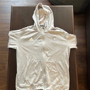 Louisville. silver.  zip up. XL. Adidas